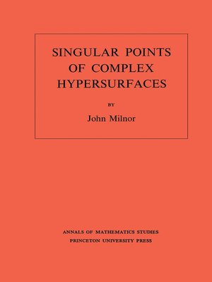 cover image of Singular Points of Complex Hypersurfaces